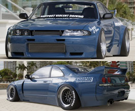 TRA KYOTO Co PANDEM Wide Body Kit (FRP) for Nissan Skyline R33