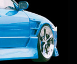 BN Sports Front 30mm Wide Fenders with Vents (FRP) for Nissan Skyline R33