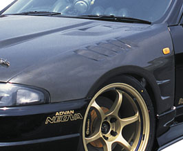 Border Racing Aero Vented Front Fenders for Nissan Skyline GTR BCNR33