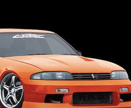 Mac M Sports Aero Front Hood Bonnet with Vent for Nissan Skyline R33