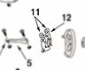 Nismo Reinforced Bushings for Upper Rear Axel - Rubber