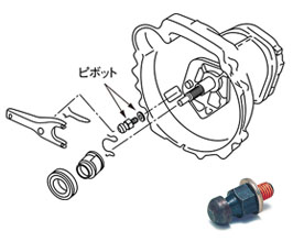 Nismo Reinforced Release Pivot - M10 x P1.5 41mm (Chromoly) for Nissan Skyline R34
