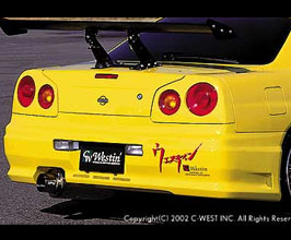 C-West Aero Rear Bumper (PFRP) for Nissan Skyline R34