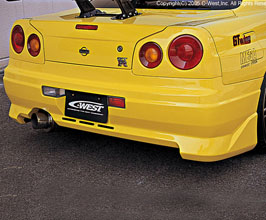 C-West Aero Rear Bumper (PFRP) for Nissan Skyline R34