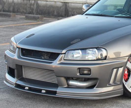SHAFT AutoService Type A Aero Front Bumper (FRP) for Nissan Skyline ER34 / HR34