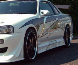 VeilSide VSD1-GT Side Steps (FRP) for Nissan Skyline R34