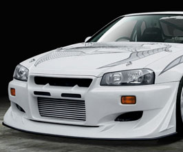 VeilSide VS-GT Front Bumper (FRP) for Nissan Skyline R34