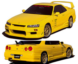 C-West N1 Aero Body Kit (PFRP) for Nissan Skyline R34