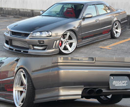 SHAFT AutoService Type A Aero Body Kit (FRP) for Nissan Skyline ER34 / HR34 Sedan