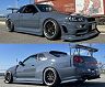 URAS Super Wide Body Aero Kit (FRP) for Nissan Skyline R34 Coupe