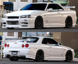 URAS Type-R Aero Body Kit (FRP) for Nissan Skyline R34