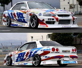 URAS D1 Spec2 Aero Body Kit (FRP) for Nissan Skyline R34