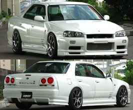 URAS Type-R Aero Body Kit (FRP) for Nissan Skyline R34