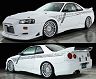 VeilSide Street Drag Body Kit (FRP) for Nissan Skyline GTR BNR34