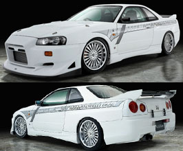 VeilSide Street Drag Body Kit (FRP) for Nissan Skyline R34