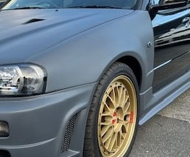 SHAFT AutoService Front 20mm Wide Fenders (FRP) for Nissan Skyline R34