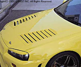 C-West Aero Hood Bonnet with Vents for Nissan Skyline R34