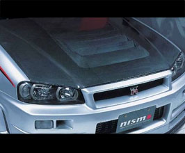 Nismo R-Tune Front Hood Bonnet with Vents (Carbon Fiber) for Nissan Skyline GTR BNR34