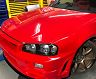 SHAFT AutoService Type 5 GTR-Look Front Hood Bonnet For GTR Bumpers (FRP) for Nissan Skyline ER34 / HR34