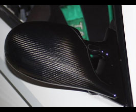 Mines Aero Side Mirrors (Dry Carbon Fiber) for Nissan Skyline R34