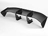 C-West Rear GT Wing with Swan Neck - 1450mm (Carbon Fiber)