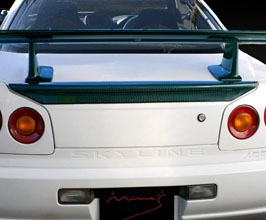 Mines Rear Trunk Spoiler (Dry Carbon Fiber) for Nissan Skyline R34