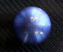 Mines Titan Shift Knob - Spherical (Titanium) for Nissan Skyline GTR BNR34