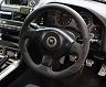 Mines Steering Wheel - 355mm (Leather) for Nissan Skyline GTR BNR34