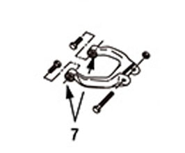 Nismo Reinforced Bushings for Front Upper Arms - Rubber for Nissan Skyline R34