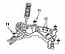 Nismo Reinforced Bushings for Rear Suspension Member Mount - Rubber