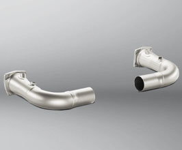 Akrapovic Link Pipes with Cat Bypass (Titanium) for Porsche 911 991