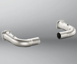 Akrapovic Link Pipes with Cat Bypass (Titanium) for Porsche 991.1 Turbo (Incl S)