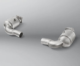Akrapovic Link Pipes with Cat Pipes (Stainless) for Porsche 991.2 Turbo (Incl S)