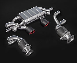 Capristo Valved Exhaust System with Sports Cats and Remote (Stainless) for Porsche 991.2 Carrera GTS