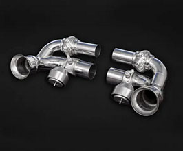 Capristo Valved Middle Silencer Delete Pipes (Stainless) for Porsche 991.1 / 991.2 GT3 (Incl RS)