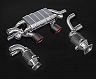 Capristo Valved Exhaust System with Sports Cats (Stainless) for Porsche 991.2 Carrera GTS with Sport Bumper