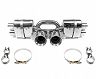 FABSPEED Center Mini Maxflo Performance Exhaust (Stainless) for Porsche 991.1 / 991.2 GT3 (Incl RS)
