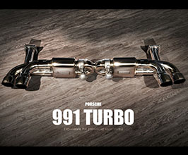 Fi Exhaust Valvetronic Exhaust System with Cat Pipes (Stainless) for Porsche 991.1 / 991.2 Turbo (Incl S)