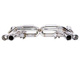 iPE Valvetronic X-Pipe Exhaust System with Remote - Evo Edition (Stainless) for Porsche 911 991