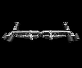 iPE Valvetronic Exhaust System with Cat Bypass Pipes and Remote (Titanium) for Porsche 911 991