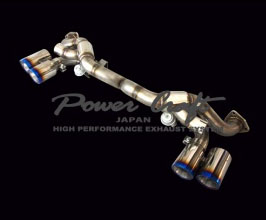 Power Craft Hybrid Exhaust Muffler System with Valves and Tips (Stainless) for Porsche 911 991