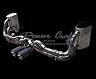 Power Craft Hybrid Exhaust Muffler System with Valves and Tips (Stainless) for Porsche 991 GT3 / GT3RS