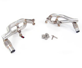 QuickSilver Sport Exhaust System with Secondary Silencers Delete (Stainless) for Porsche 911 991