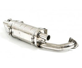 Tubi Style Exhaust System - Center Muffler Section (Stainless) for Porsche 911 991