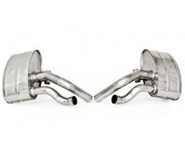 Tubi Style Exhaust System - Side Muffler Sections (Stainless) for Porsche 911 991