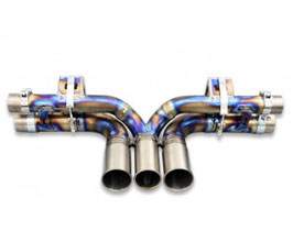 Tubi Style Center Section Straight Pipes Exhaust (Titanium) for Porsche 911 991