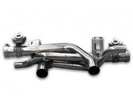 Tubi Style Sport Muffler Exhaust System with Valves (Stainless) for Porsche 911 991