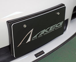 AKEA Front License Plate Base - Japan Spec (Carbon Fiber) for Porsche 991.1 Carrera (Incl 4)
