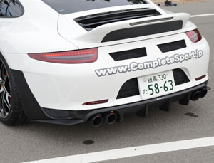 Complete Sports Aero Rear Bumper with Diffuser for Porsche 991 Carrera S