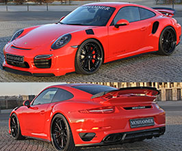 MOSHAMMER Downforce RS Spoiler Lip Kit - Evo1 Version for Porsche 991.1 Turbo (Incl S)